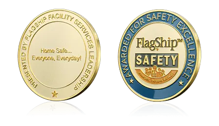 Custom Safety Challenge Coins