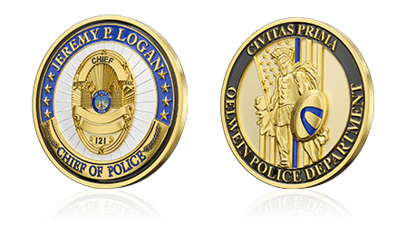 Custom Police Challenge Coins