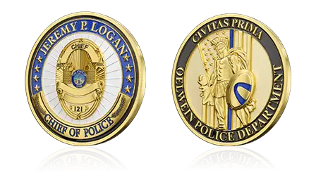 Custom Police Challenge Coins