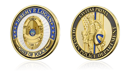 Custom Police Challenge Coins