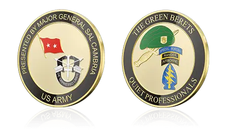 Custom Army Challenge Coins