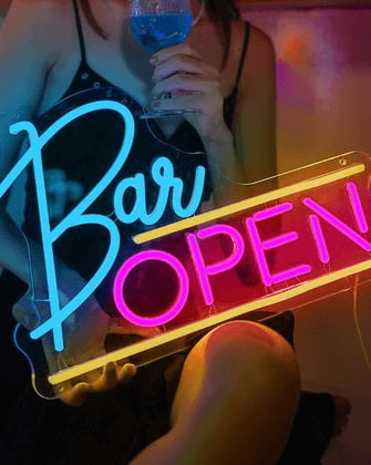 Bar Open Custom Neon Signs