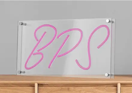 Free Standing Open Box neon signs