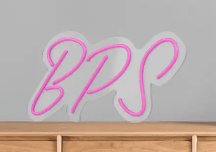 Cut to shape custom neon signs