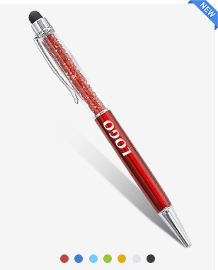 Promotional Crystal Stylus Retractable Ballpoint Pen