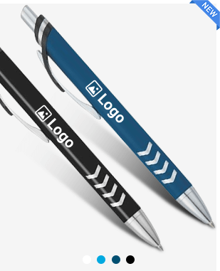 Custom Chevro Click Pen With Logo