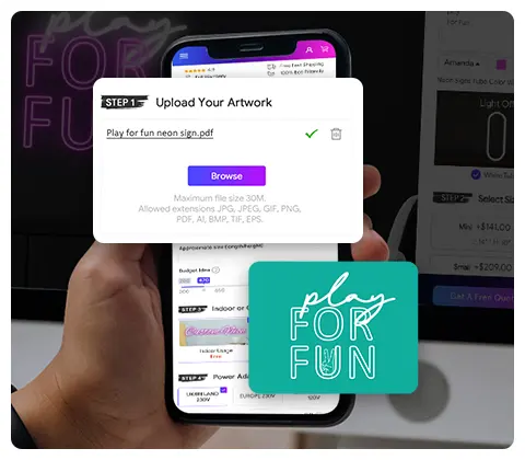 Business or Logo Custom Neon Signs