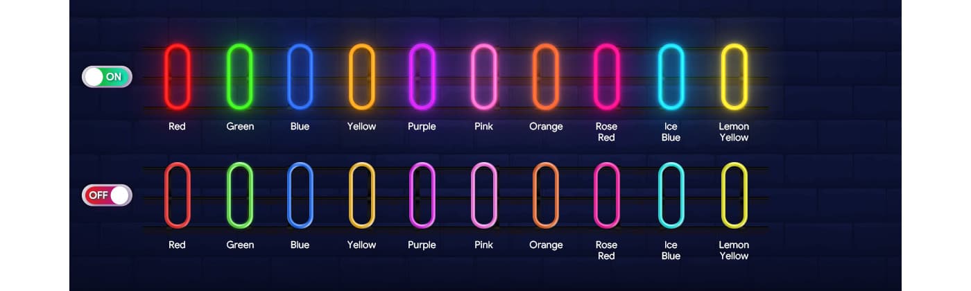 Farbige Jacke Benutzerdefinierte Neon Zeichen