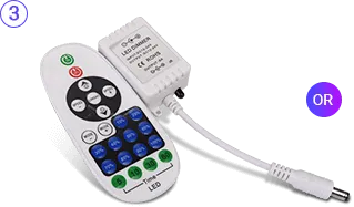 static remote dimmer Or RGB remote controller