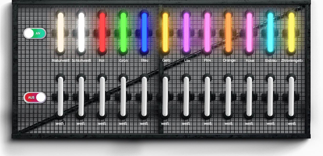 led schild personalisiert White Jacket