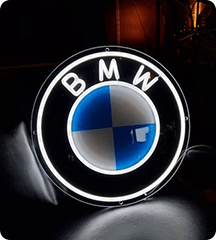 BMW logo custom neon signs