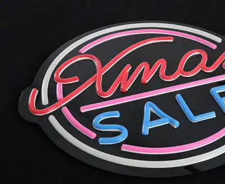 Black acrylic neon signs Black acrylic neon signs