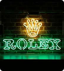 Rolex custom neon light signs Rolex custom neon light signs