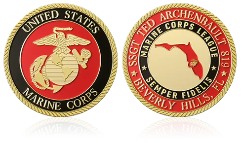 Marine Custom Challenge Coins