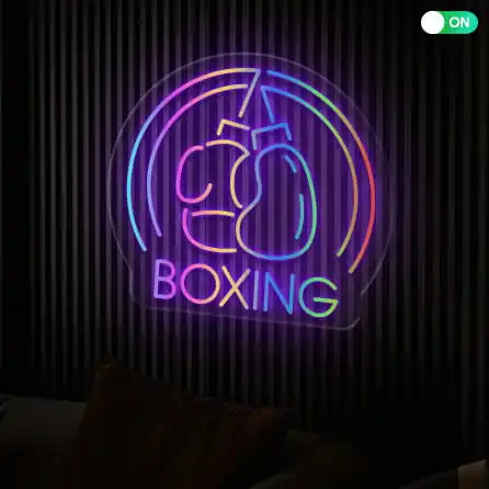 Shiny RGB gradient neon light signs Shiny RGB gradient neon light signs