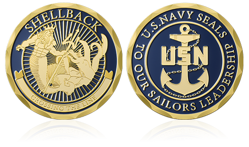 Shellback Custom Military Coins