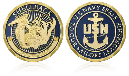 Shellback Custom Military Coins