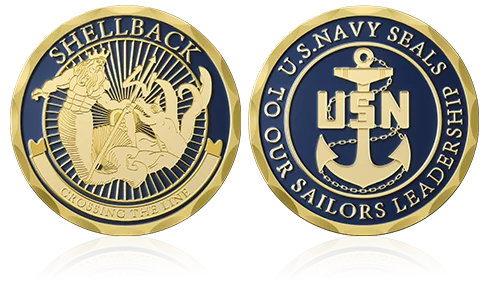 Shellback Custom Military Coins