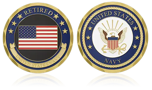 United States Navy Custom Challenge Coins