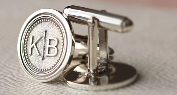 Customized Cufflinks with initials