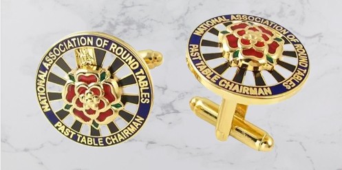 Flower Enamel Cufflinks