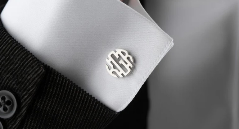 Font Custom Logo Cufflinks