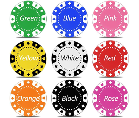 poker chip colors