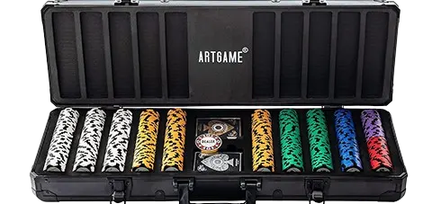 poker chips with a case poker chips with a case