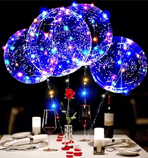 LED Balloons for Valentine's Day