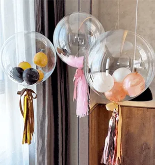 clear balloons for any occasions