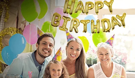 Gold Happy birthday Letters foil balloons