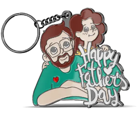 enamel keychain mockup