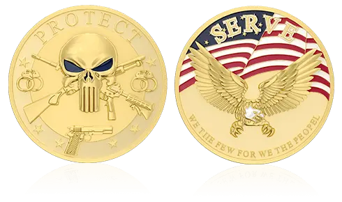 Army Soldier Custom Challenge Coins