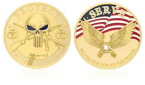 Army Soldier Custom Challenge Coins