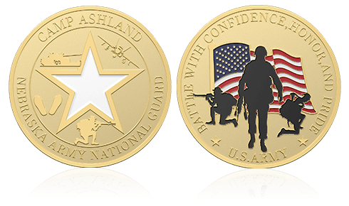 US Custom Made Army Challenge Coins