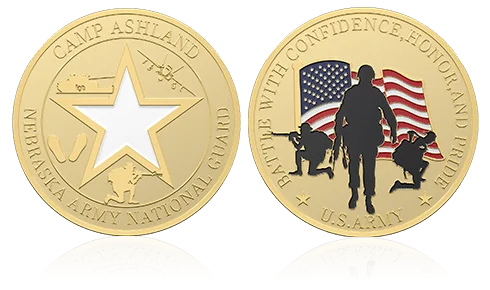 US Custom Made Army Challenge Coins