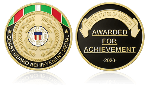 Coast Guard Achievement Coins