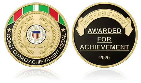 Coast Guard Achievement Coins Coast Guard Achievement Coins