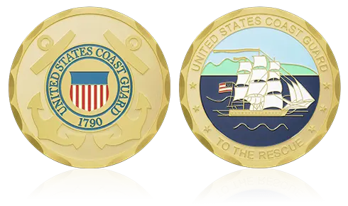 Coast Guard Challenge Custom Coins Coast Guard Challenge Custom Coins