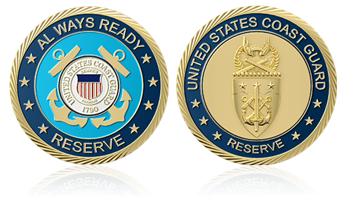 Coast Guard Custom Military Challenge Coins