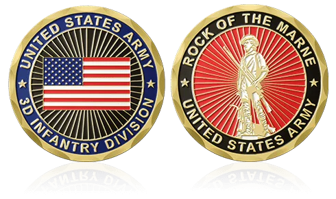 3D Infantry Division Custom Military Coins