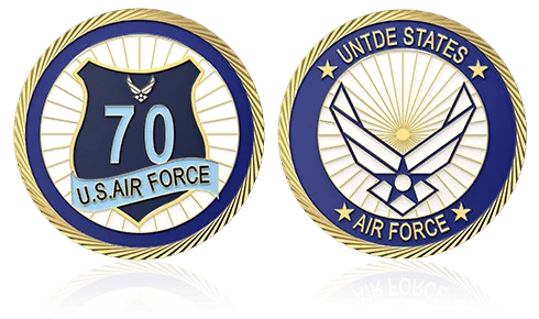 70 Anniversary Air Force Custom Coins