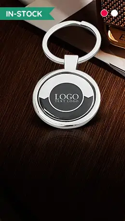 Custom Domed Round Shape Keyrings