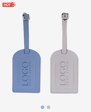 PU Leather Luggage Tags With Logo