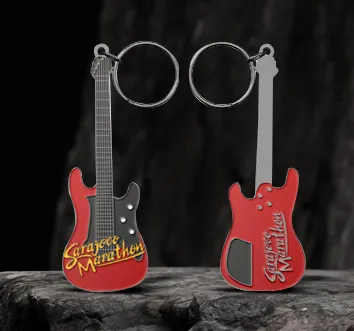 Custom Metal Enamel Keychains for Double Sided