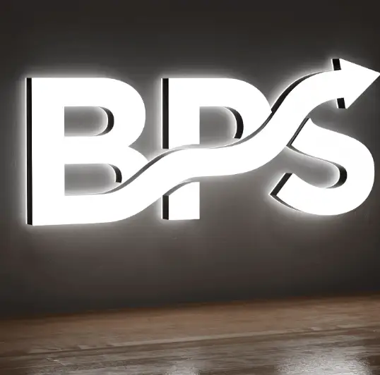 Front & Back-Lit two sides Letter Channel illuminated Signs