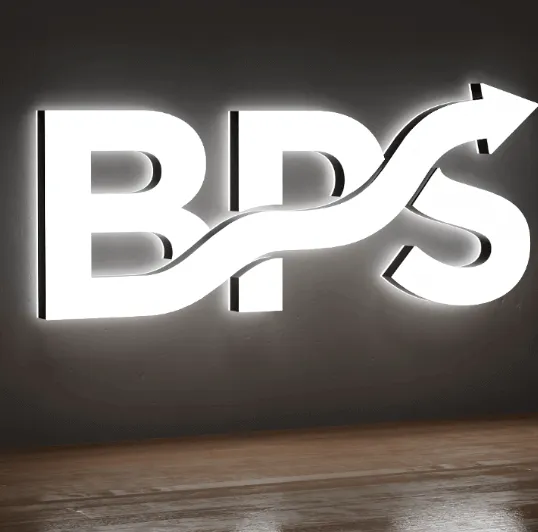 Front & Back-Lit two sides Letter Channel illuminated Signs