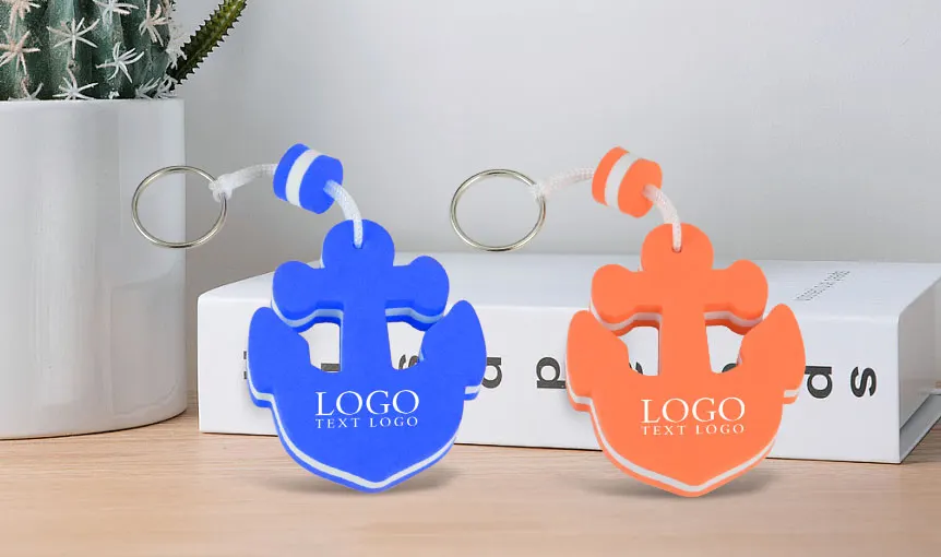 Gallery of Anchor Shaped Floating Keychain