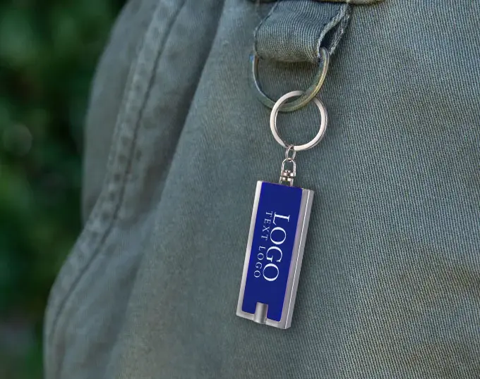 Customized Rectangle Light Keychains