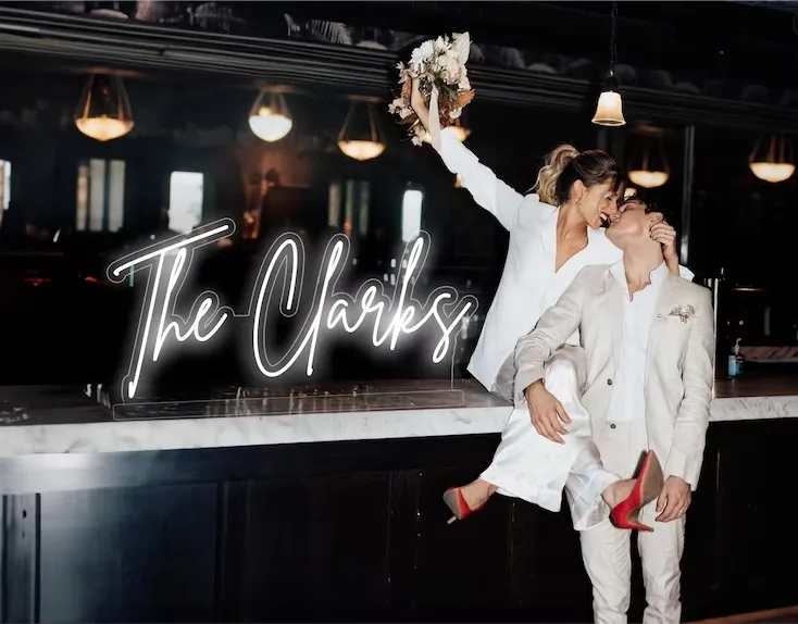 Custom Neon Signs for Wedding